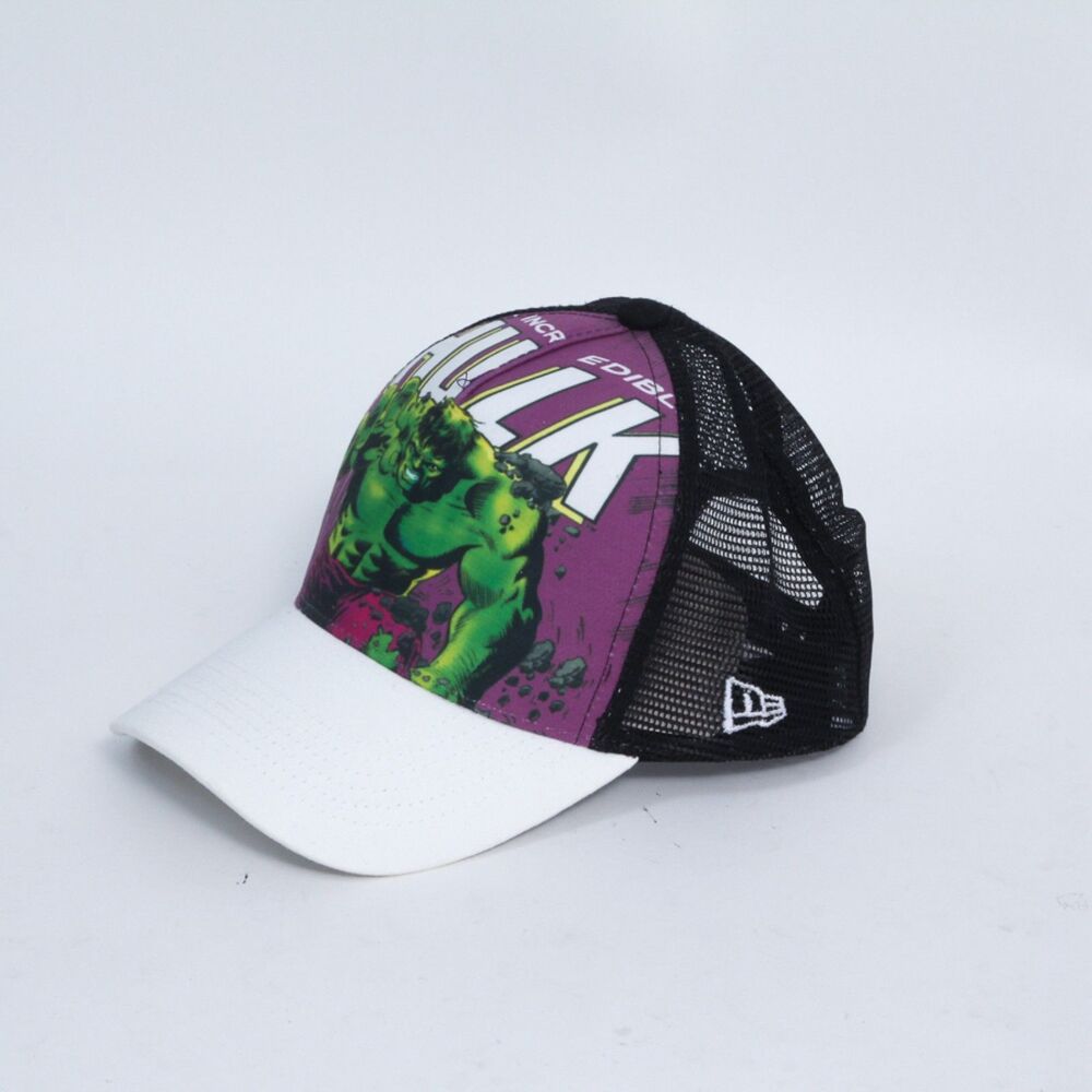 NWOT New Era Men's Multicolor Comics Hulk Movie Snapback Trucker Cap